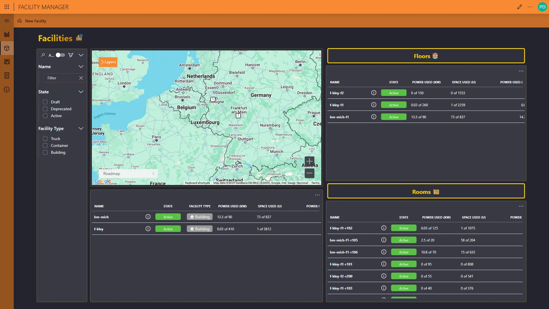 Facility Manager | Complete Digital Twin for Buildings, Rooms, and Racks